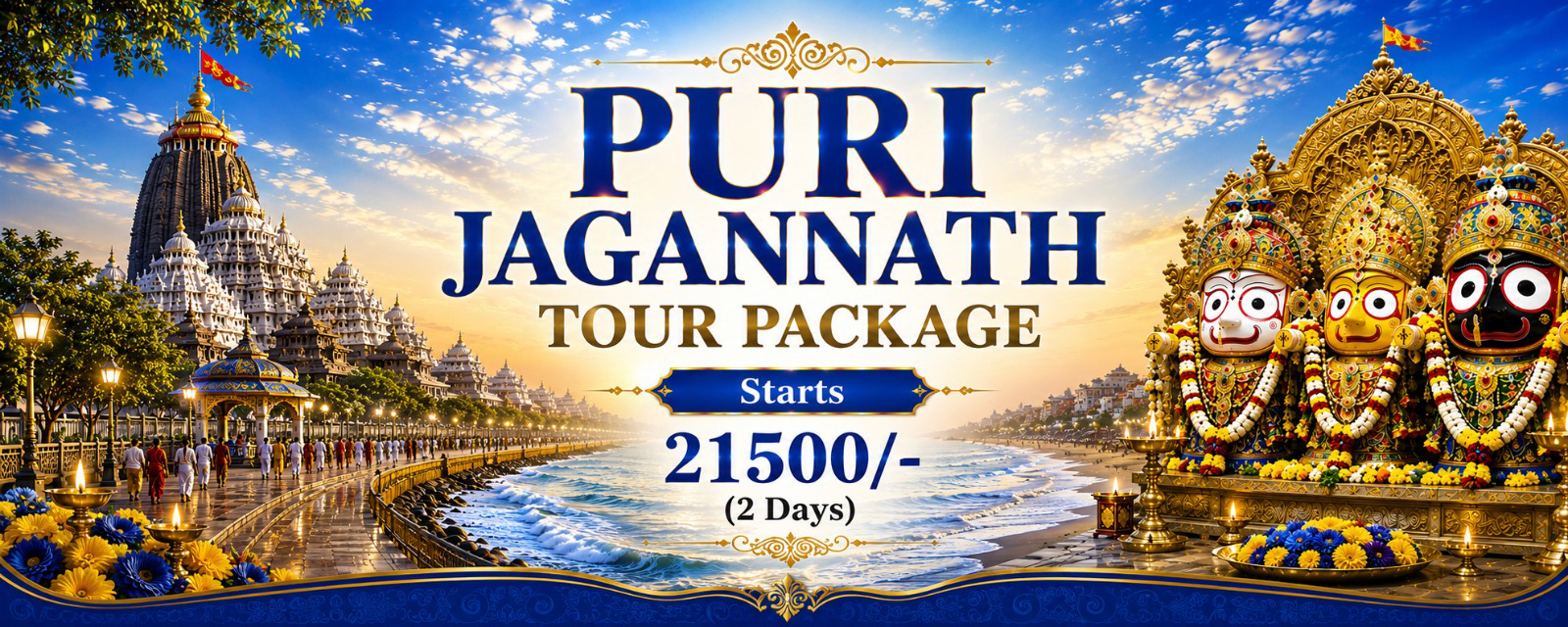 Puri Jagannath flight package from chennai, coimbatore, and banglore